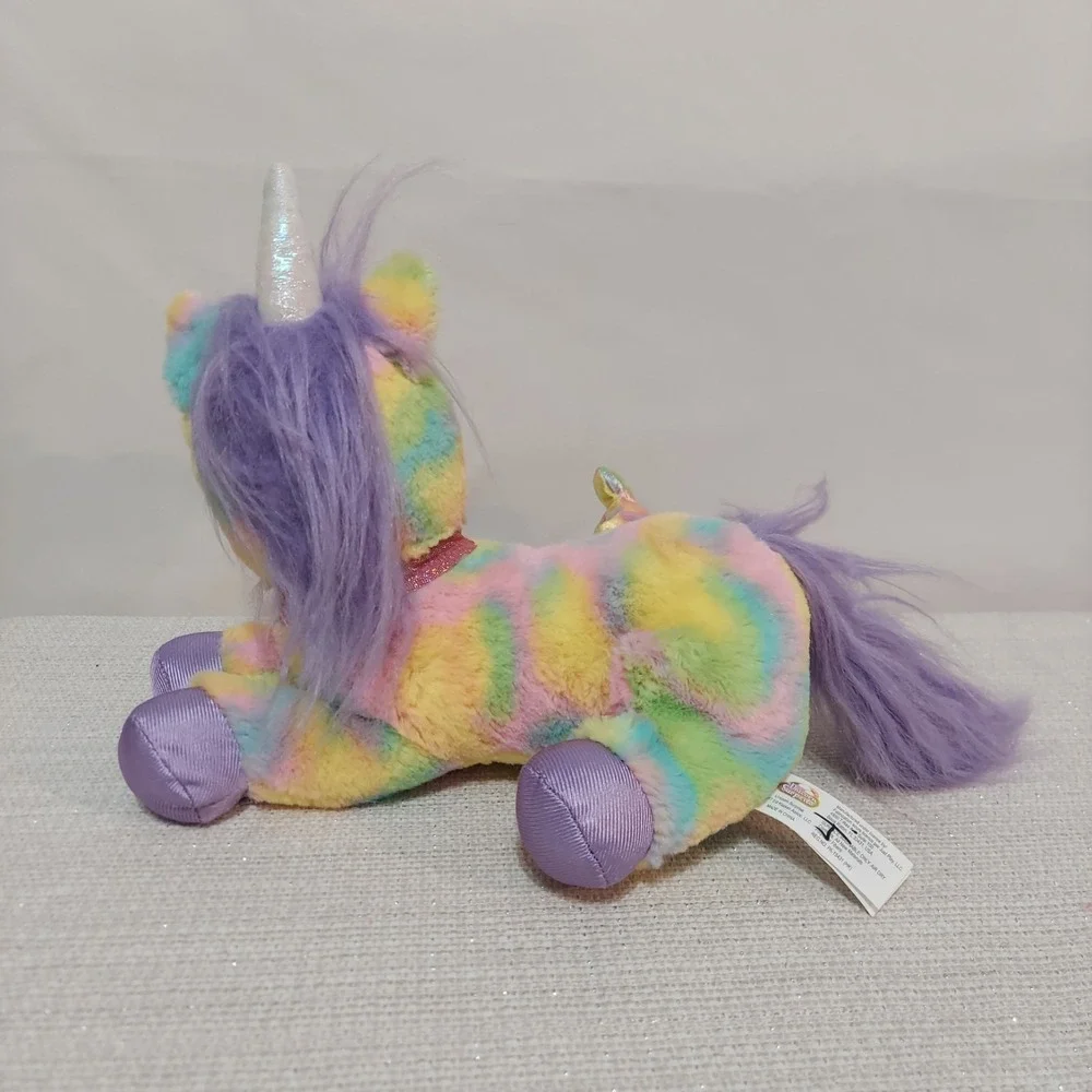 2017 Unicorn Surprise Plush Pastel Tie Dye Mom 2 Babies Pastel‎ Stuffed Doll 10